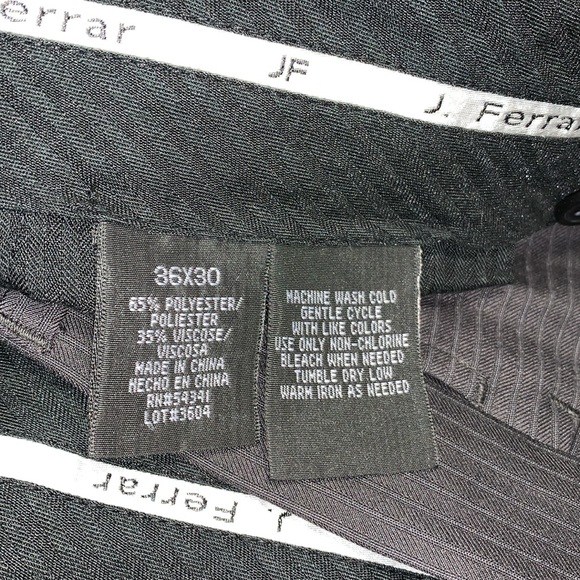 JF J. Ferrar | Sz 36x30 lot of 2 pairs dress pants - Picture 5 of 5